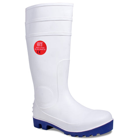 Safety wellies Plus White - Worklayers.co.uk