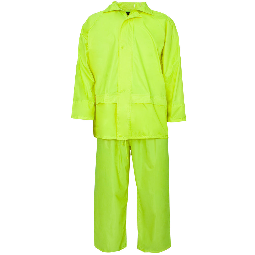 Supertouch Polyester/PVC Rainsuit - Yellow - Worklayers