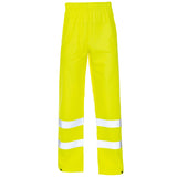 Supertouch Hi Vis Storm-Flex PU Trousers Ankle - Yellow - Worklayers