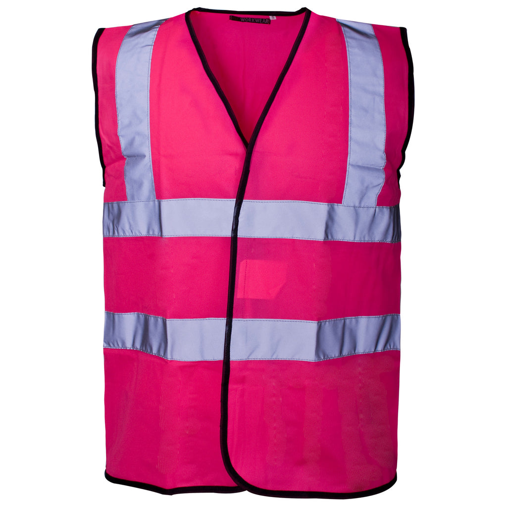Supertouch Hi Vis Vest - Pink - Worklayers