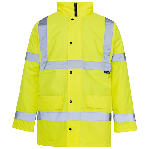 Supertouch Hi Vis Jacket - Yellow - Worklayers
