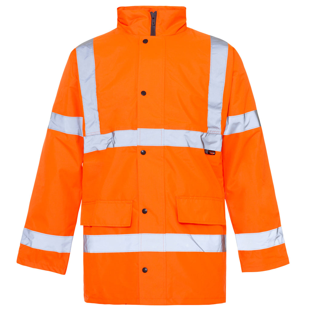 Supertouch Hi Vis Jacket - Orange - Worklayers