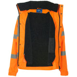 Hi Vis Breathable 2 in 1 Bomber Jacket - Orange - Worklayers