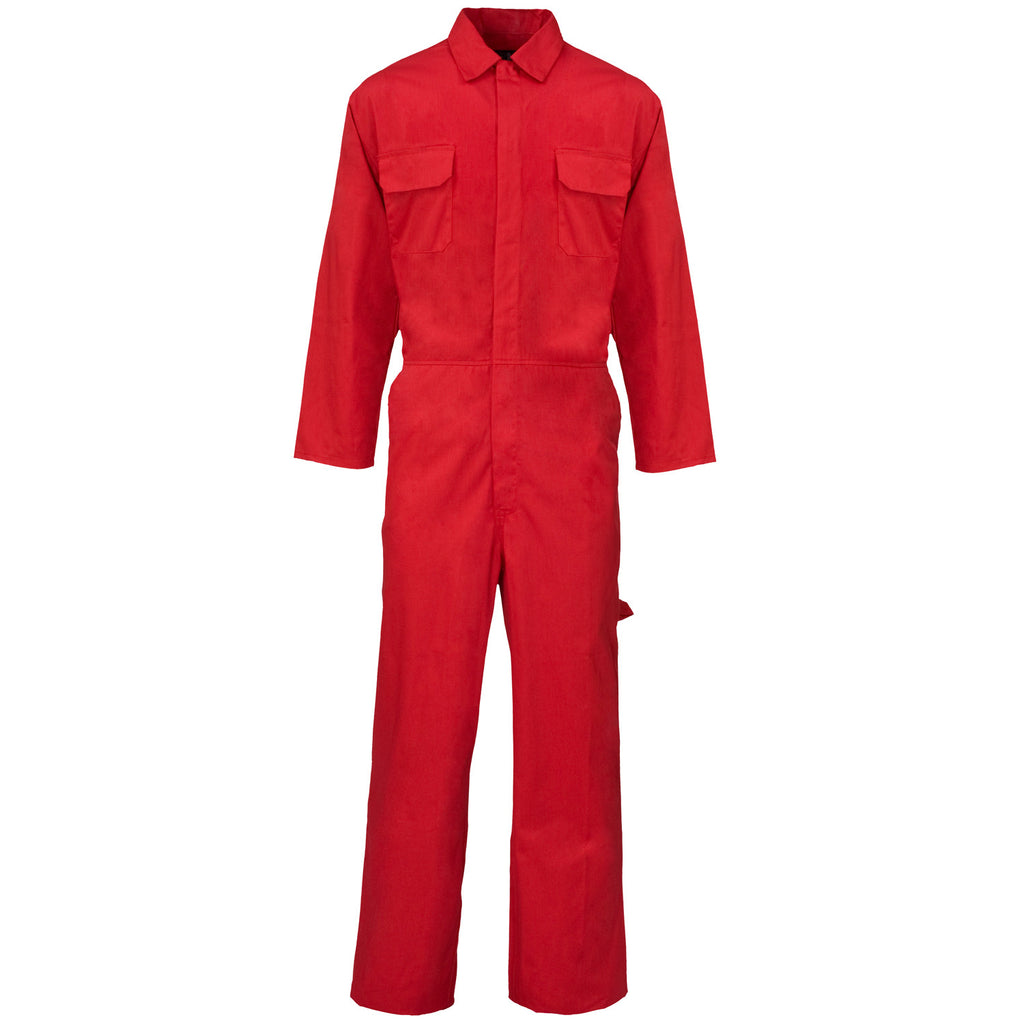Supertouch PolyCotton Coverall - Red - Worklayers