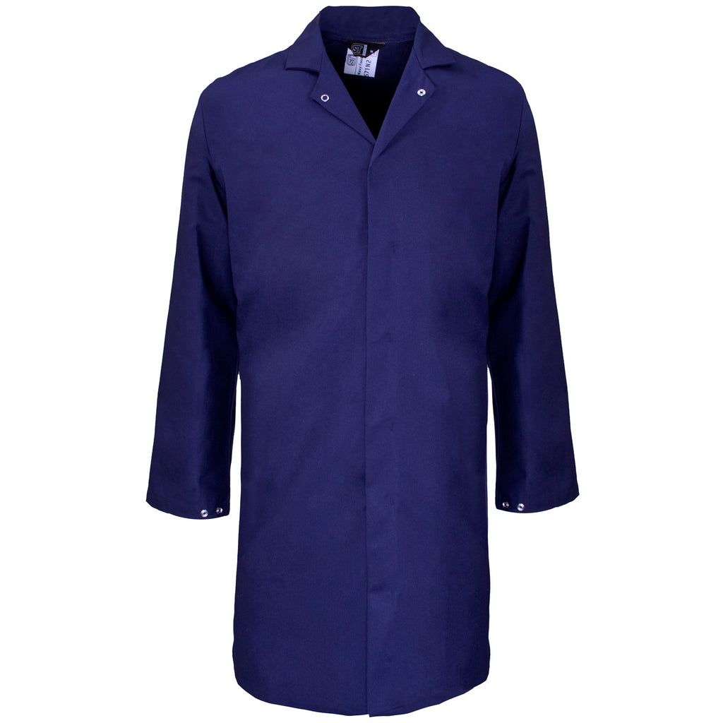 Supertouch Polycotton Food Coat - Navy - Worklayers