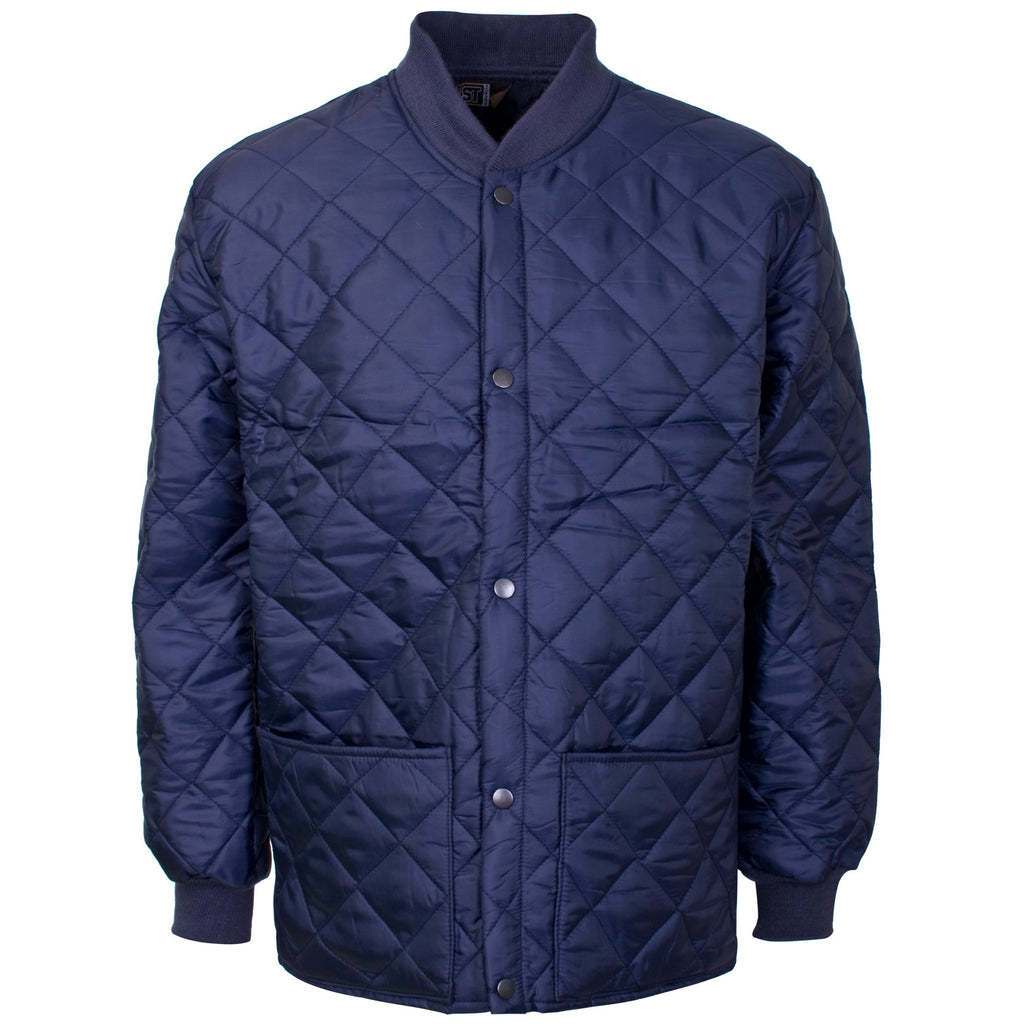 Supertouch Quilted Shell Jacket - Navy - Worklayers