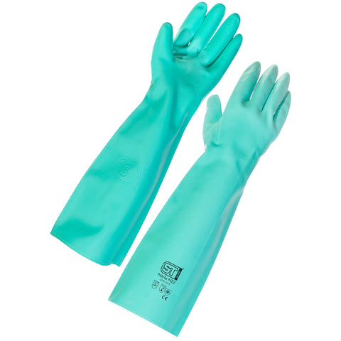 Chemical Resistant Gloves Long N22 - Worklayers.co.uk