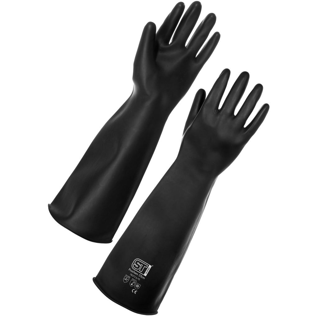 Chemical Resistant Gloves Prochem (55cm) - worklayers.co.uk