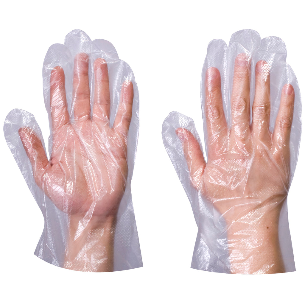 Clear Plastic Gloves - Worklayers