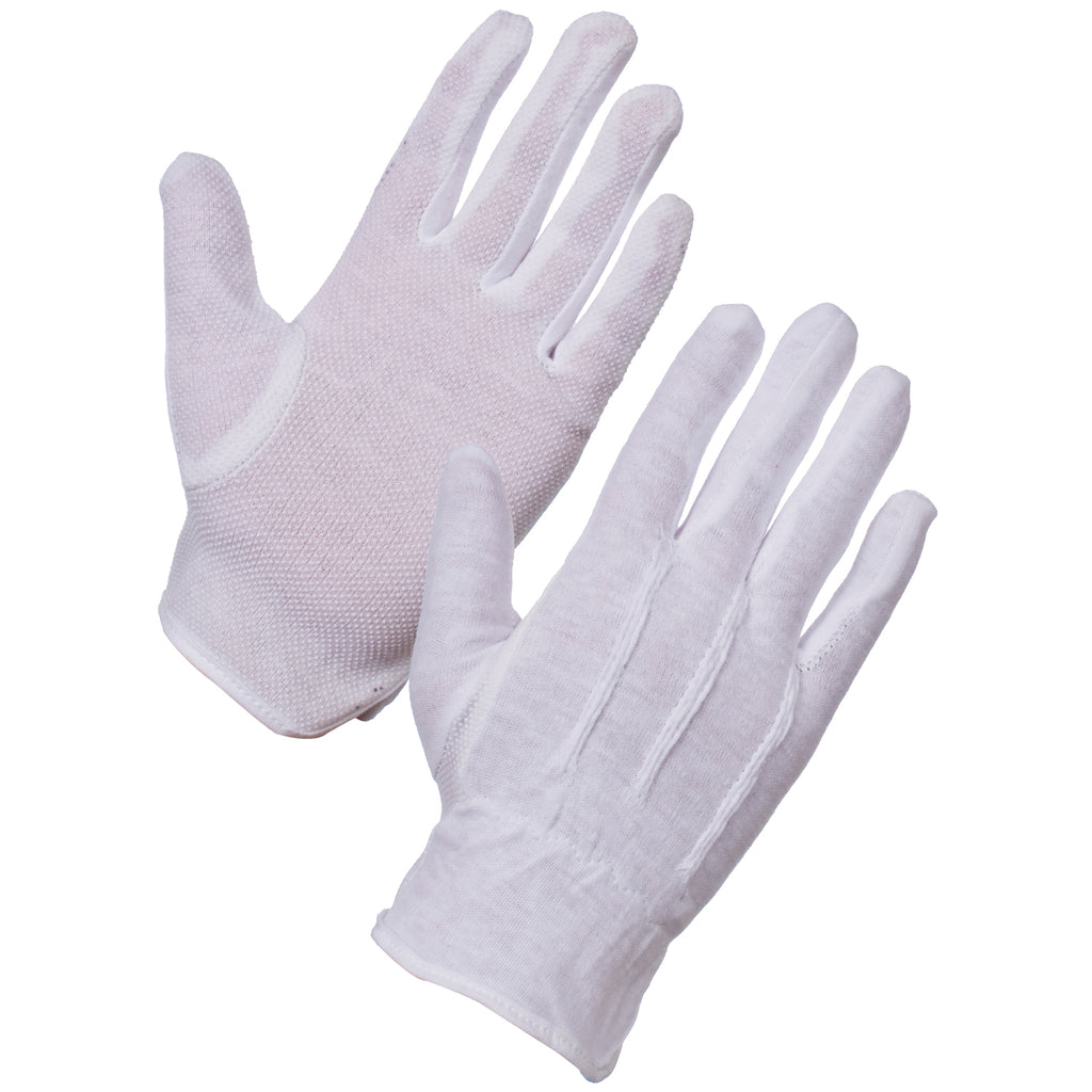 Cotton Gloves with Grip - Worklayers.co.uk