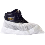 Disposable CPE PP Overshoes White - Worklayers 