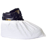 Disposable PVC Overshoes White - Worklayers