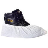 Disposable plastic Overshoes White - Worklayers