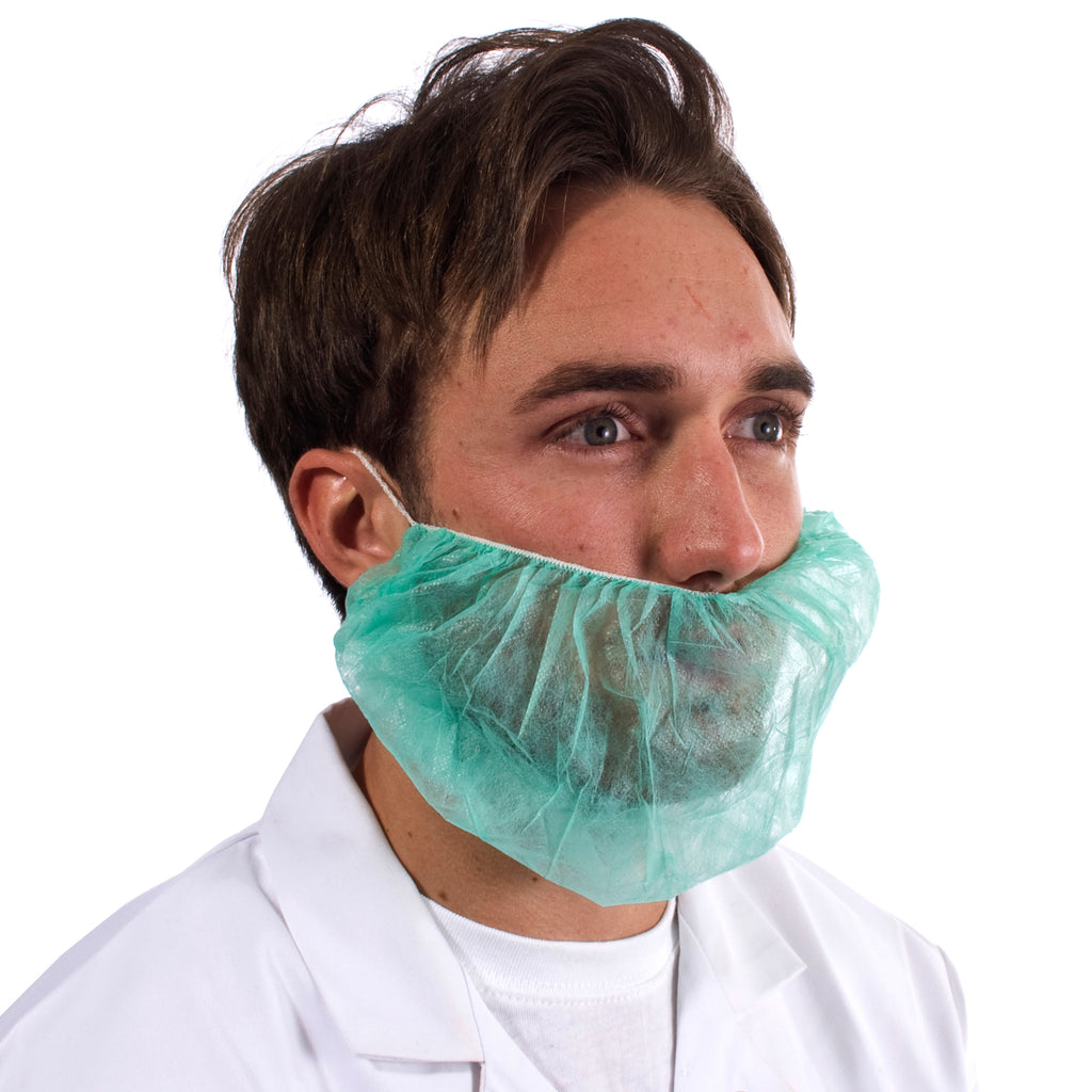 Green Disposable Beard Snood - Worklayers