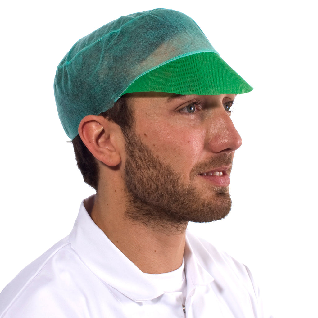 Green Disposable Snood Cap - Worklayers