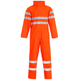 Hi Vis Waterproof Overalls Orange - Worklayers.co.uk