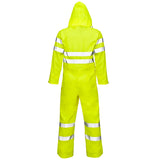 Hi Vis Waterproof Overalls Yellow - Worklayers.co.uk