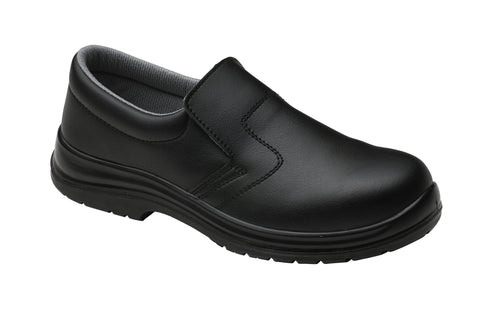 Safety Slip on shoes cleaning-Black
