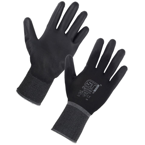 PU Gloves (Black) - Worklayers.co.uk