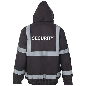 Black Security Jacket with Logo - Supertouch