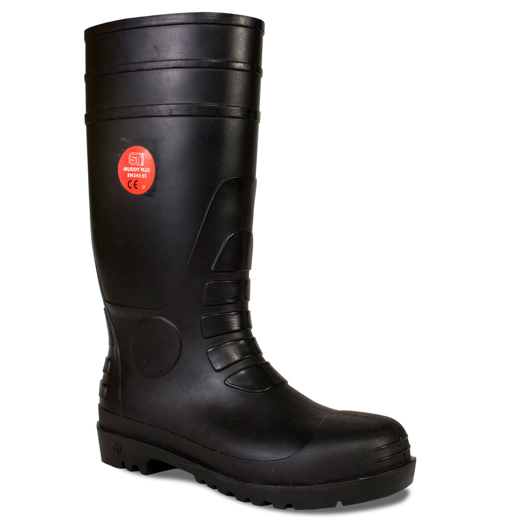 Safety Wellies Plus Black - Worklayers.co.uk
