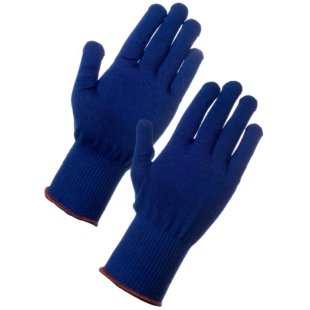 Thin Thermal Gloves (Navy) - Worklayers.co.uk