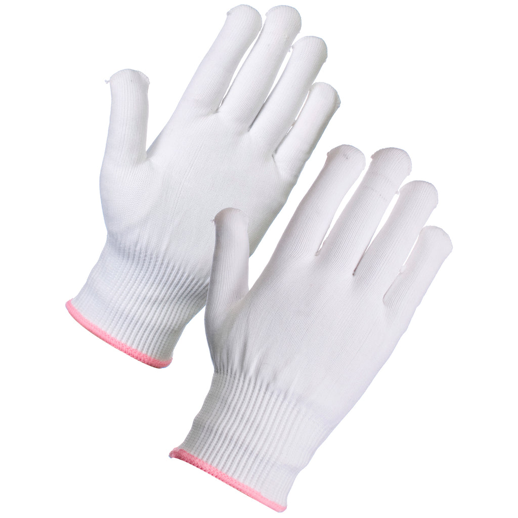 Thin Thermal Gloves (White) - Worklayers.co.uk