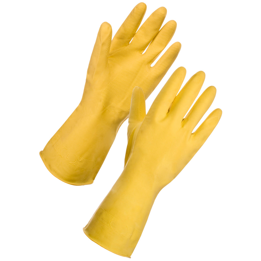 Yellow Washing Up Gloves - Worklayers.co.uk