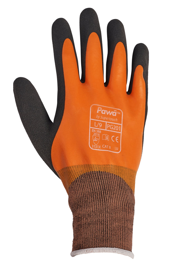 Waterproof Work Gloves Pawa PG201 - Worklayers.co.uk