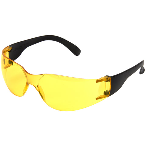 Yellow Safety Glasses E10 - Worklayers.co.uk